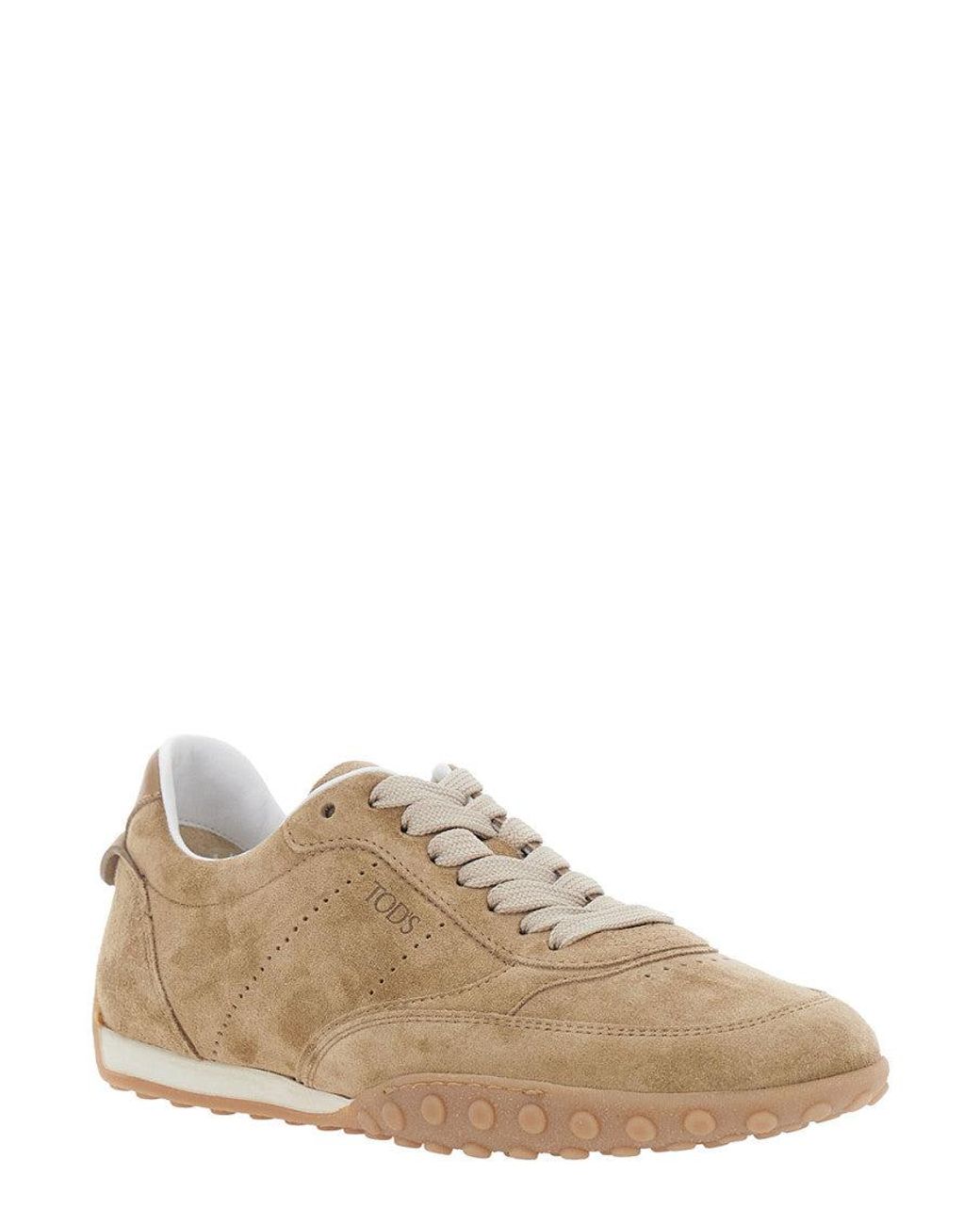 Tod's Brown Low Top Sneakers