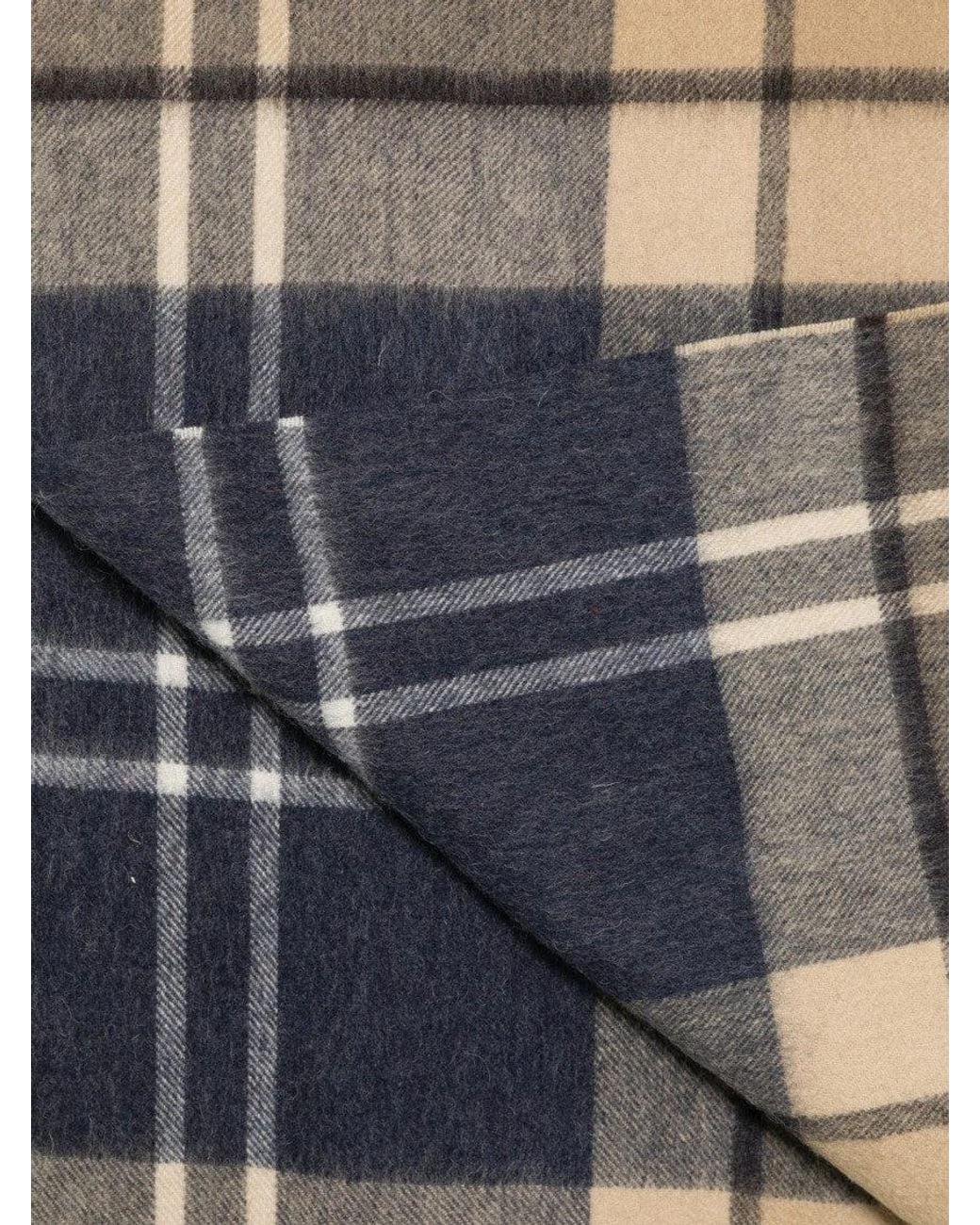 Barbour Brown Light Carrbridge Checks Scarf for men