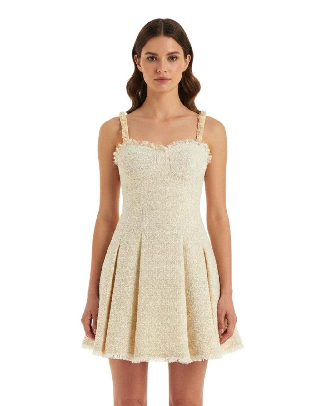 Balmain Natural Conchiglie Dress