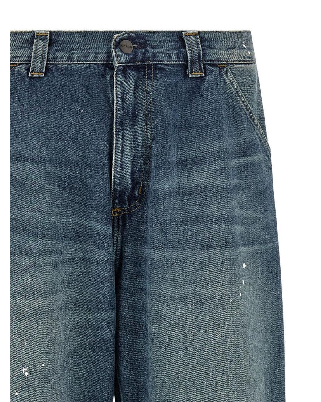 Carhartt Blue Mid Rise Jeans for men