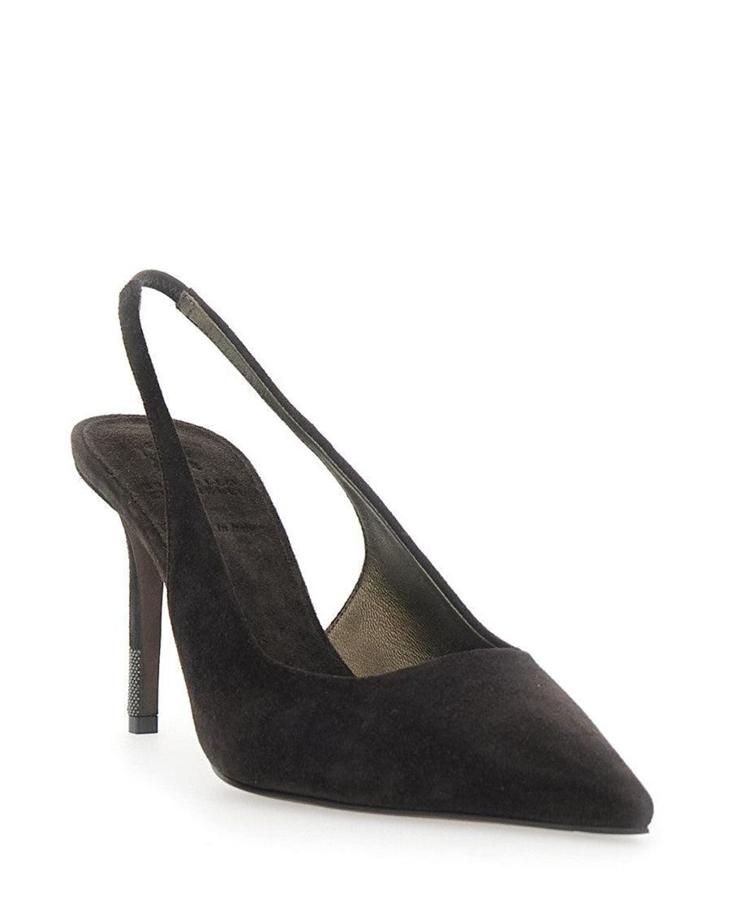 Brunello Cucinelli Black Singback Pumps