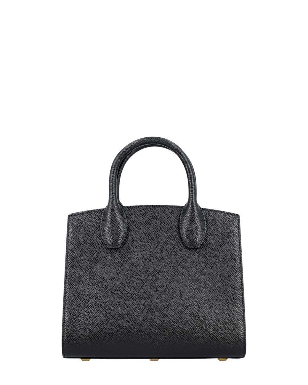 Ferragamo Black Studio Xs Satchel