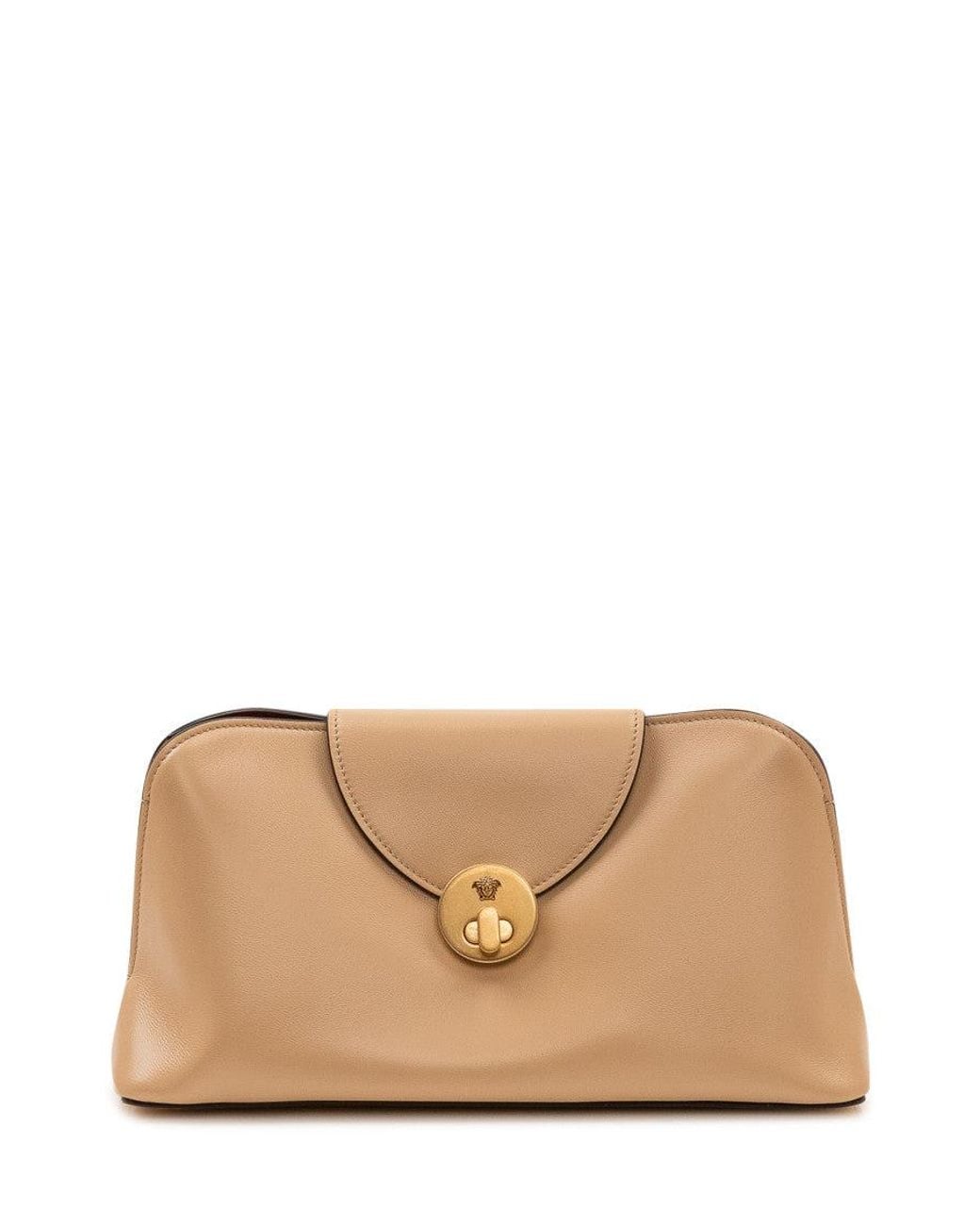Versace Natural Mini Fashion Forward Shoulder Bag