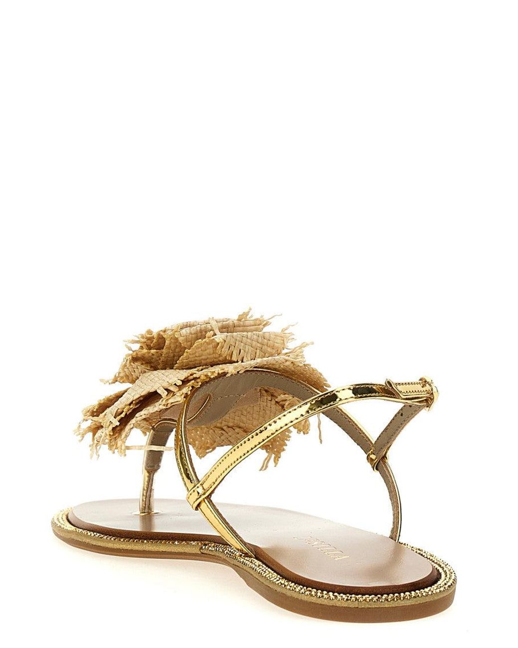 Le Silla Metallic Golden Rose Sandals