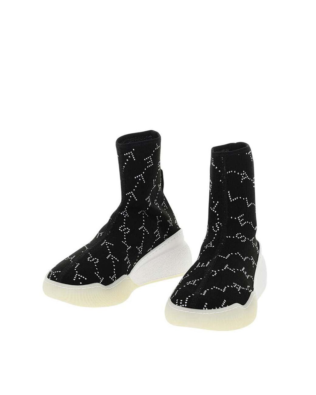 Stella McCartney Black Logo Sneakers