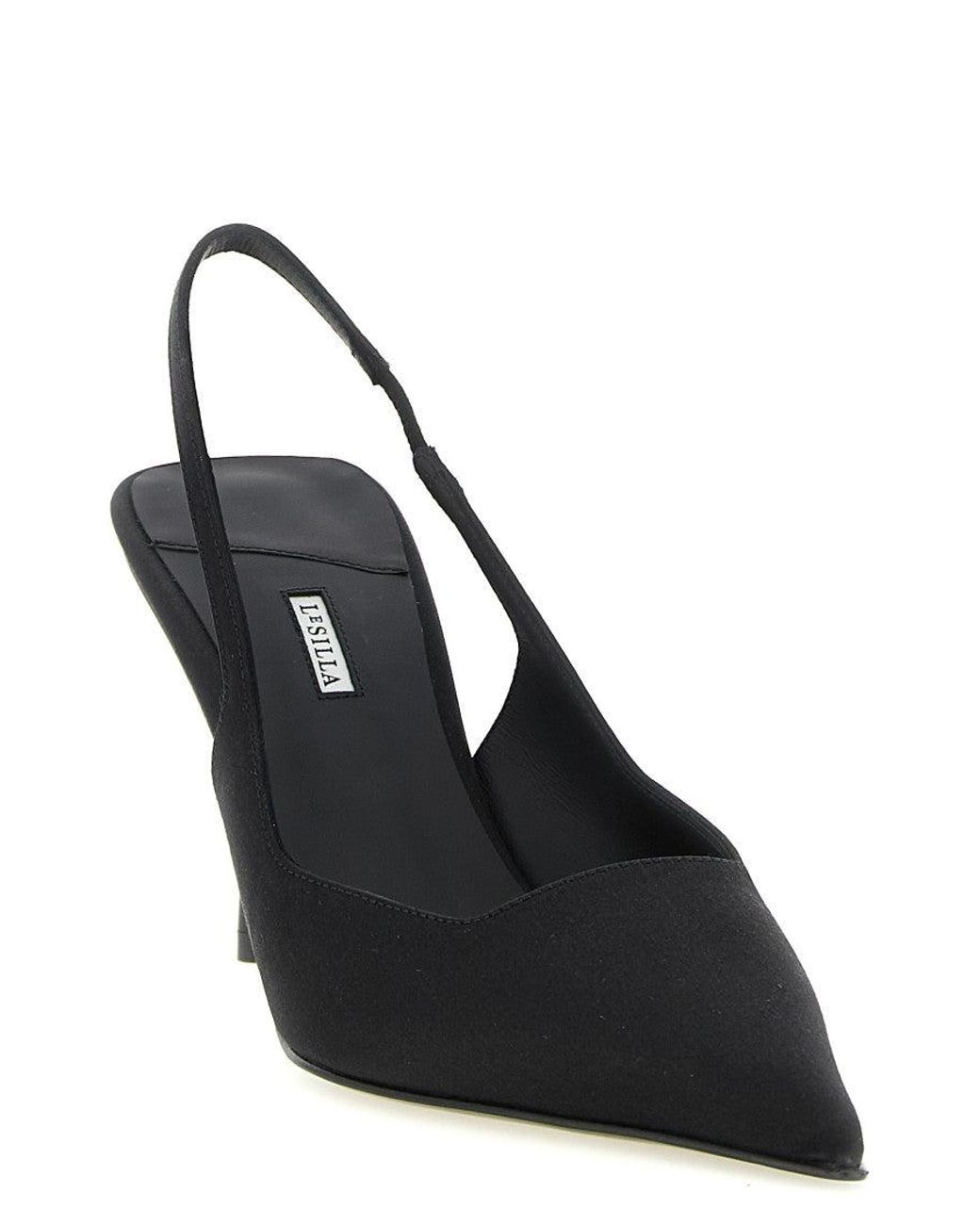 Le Silla Black Slingback Pumps