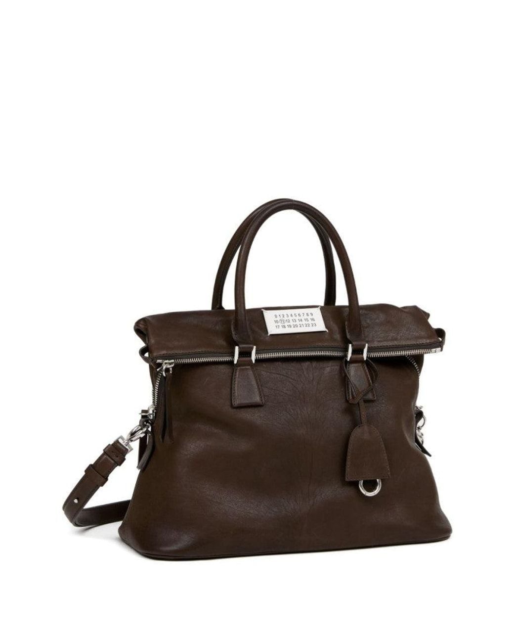 Maison Margiela Brown 5Ac Loved To Death Medium Bag