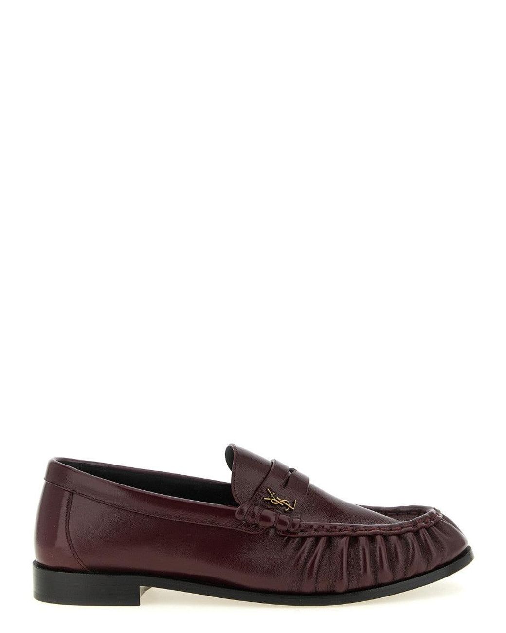 Saint Laurent Brown 'Le Loafer' Loafers
