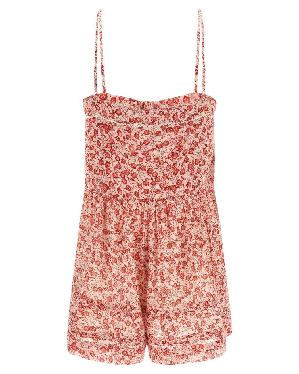 Isabel Marant Red Marant Etoile 'Vickia' Jumpsuit