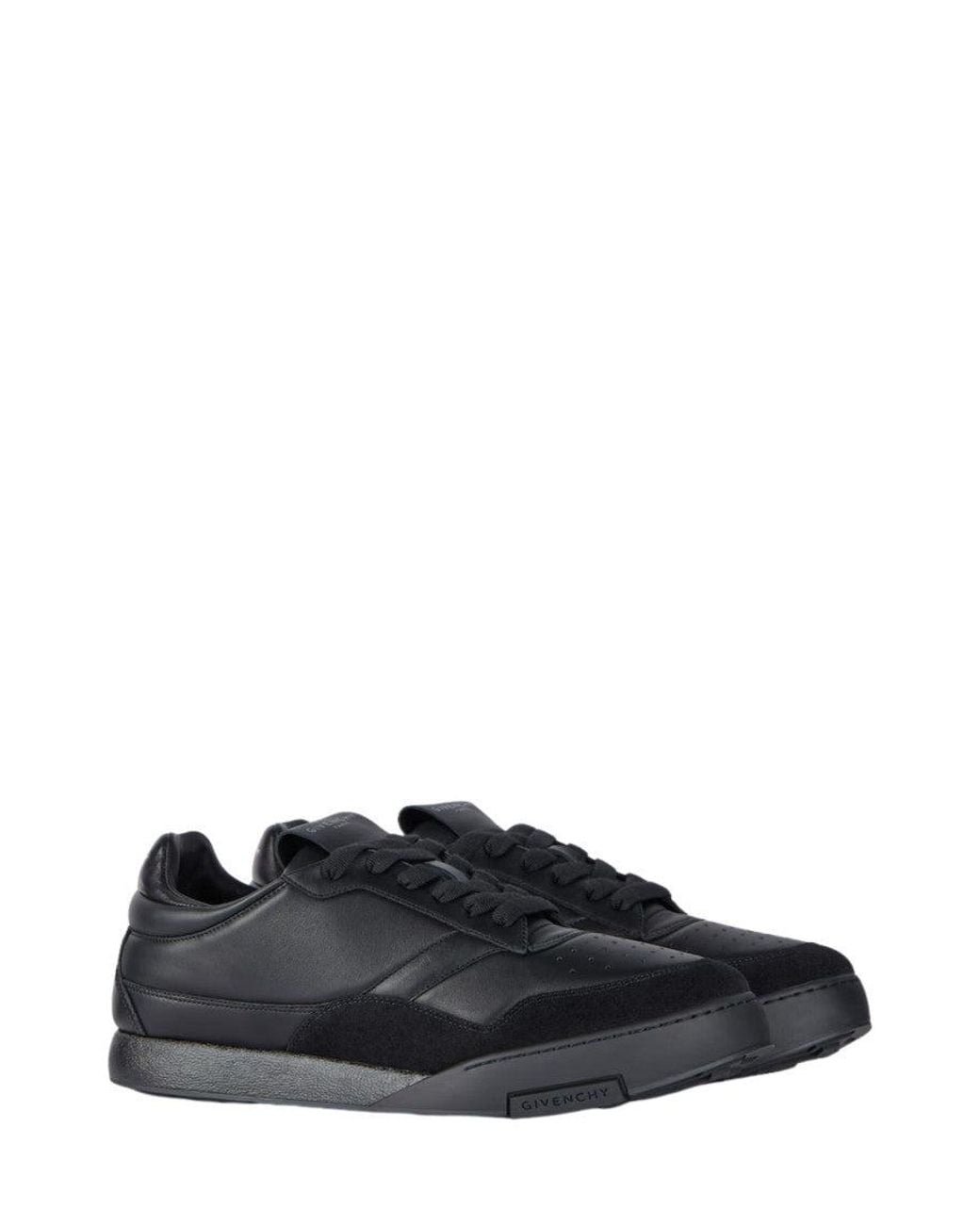 Givenchy Black Lace Up Sneakers for men
