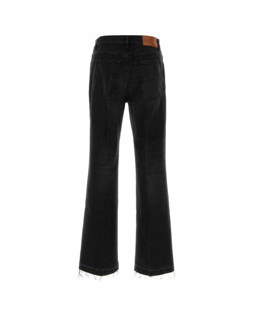 Amiri Black Mid Rise Jeans for men
