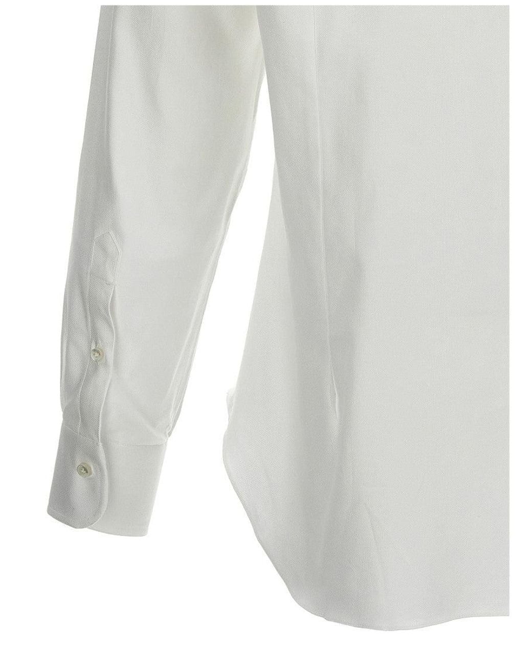 Barba Napoli White Pearl Shirt for men