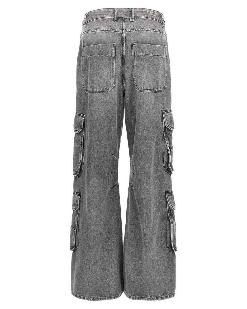 DIESEL Gray D-Sire 0Dcbe Jeans