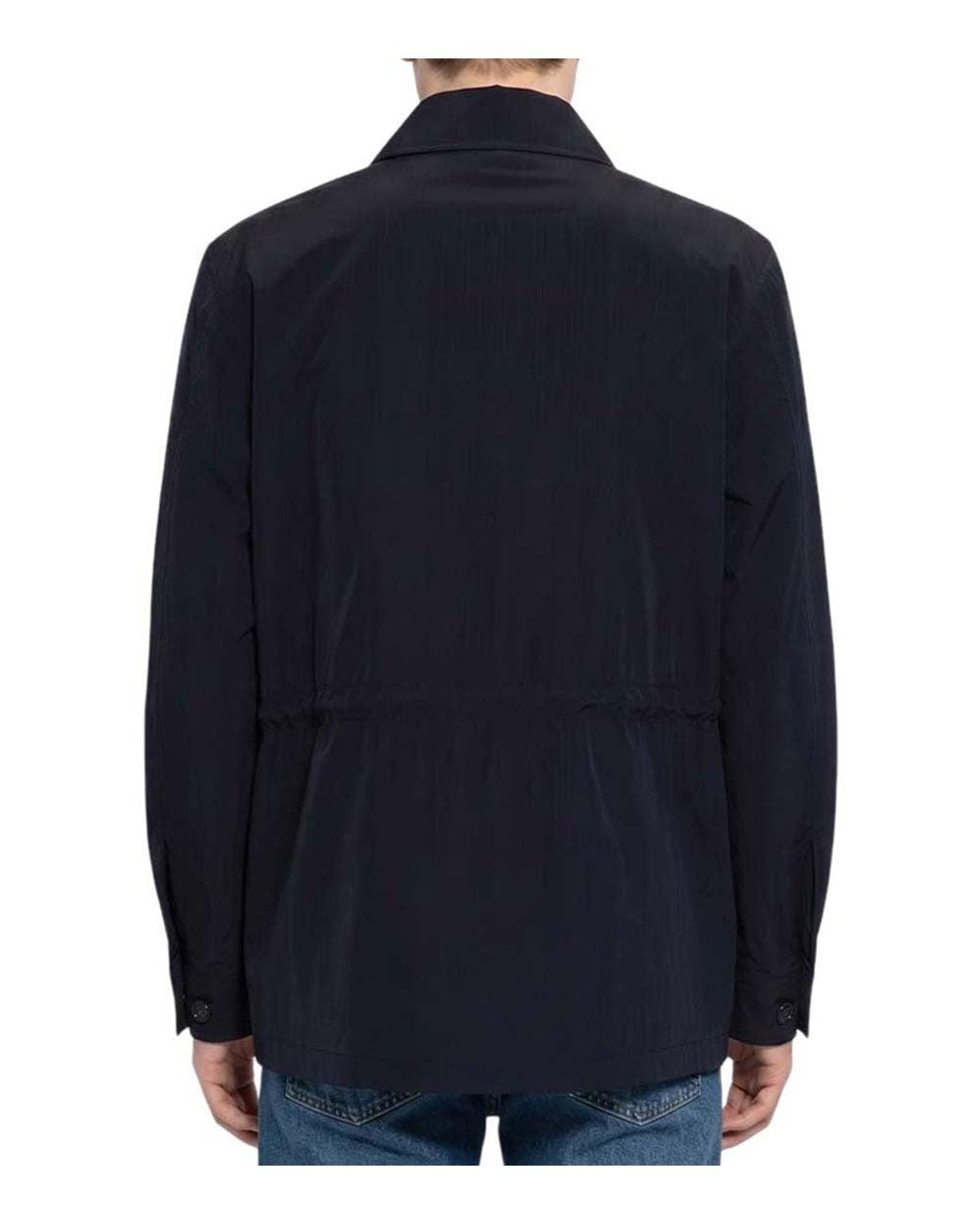 Burberry Blue Logo Jacket for men