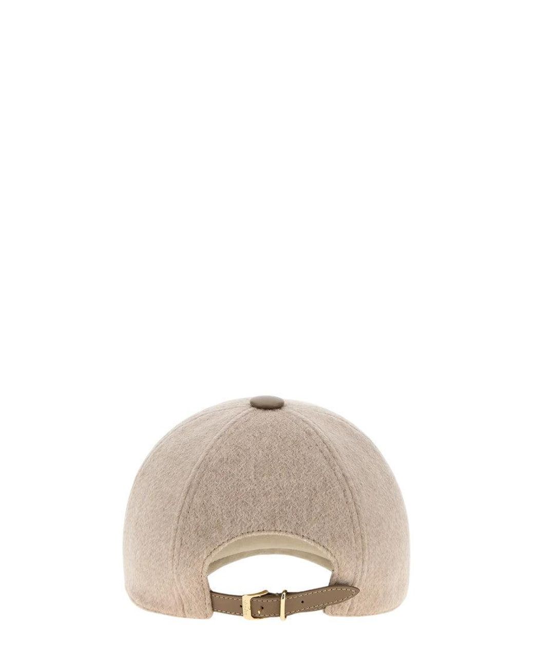 Max Mara Natural Logo Baseball Cap