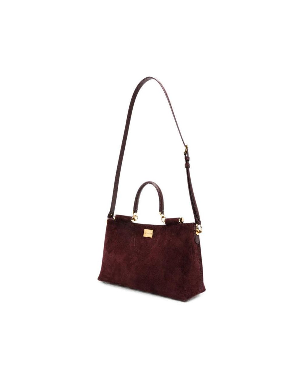 Dolce & Gabbana Red Vittoria Medium Satchel