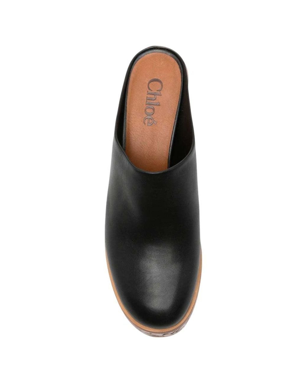 Chloé Brown Slip-On Wedges