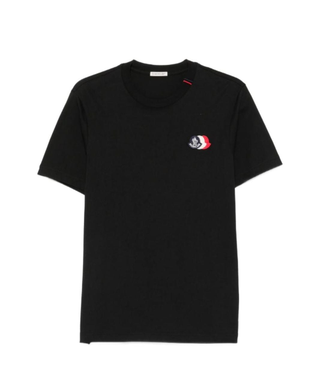 Moncler Black Crew Neck T-Shirt for men