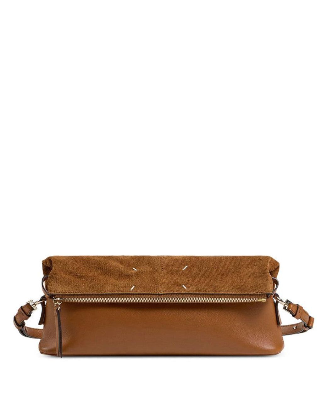 Maison Margiela Brown Cognac 5Ac Soft Large Shoulder Bag