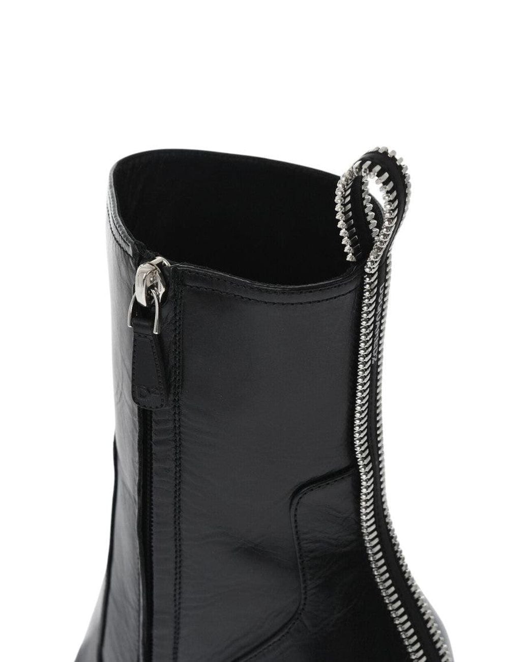 DSquared² Black Point-Toe Ankle Boots