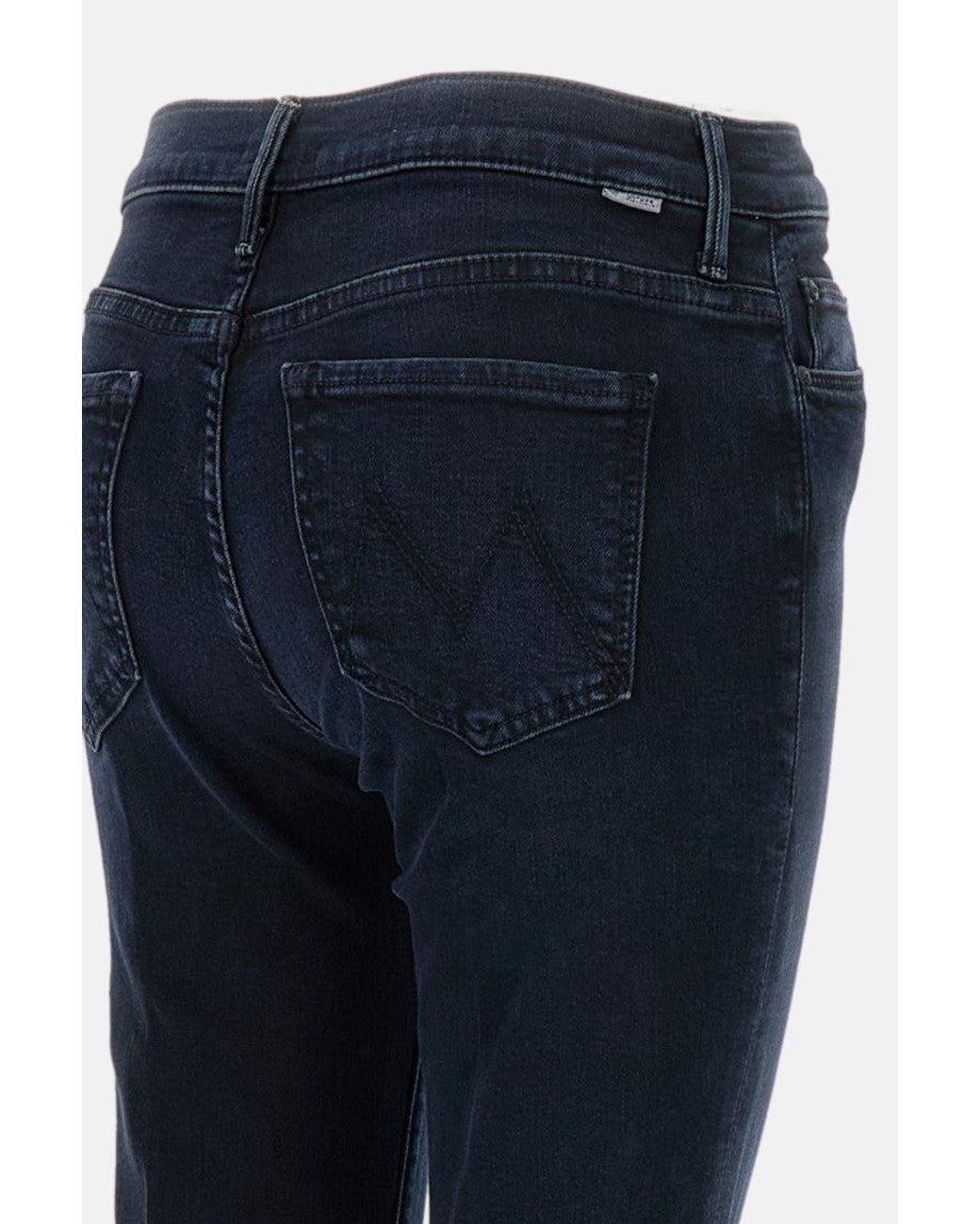 Mother Blue Flared Jeans