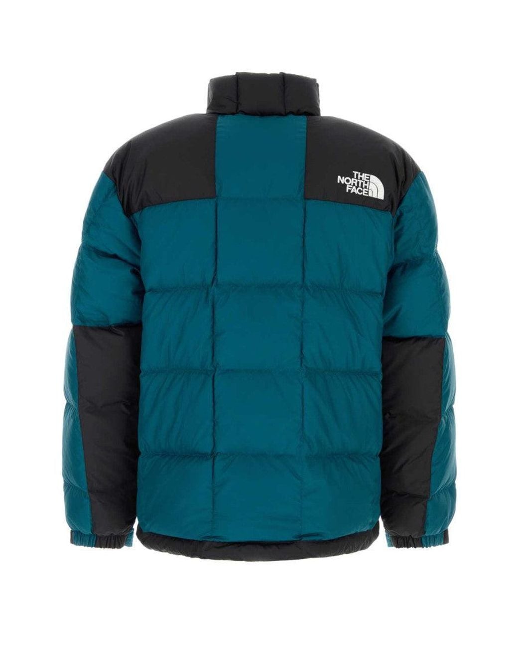 The North Face Blue Petrol Logo Down Jacket for men