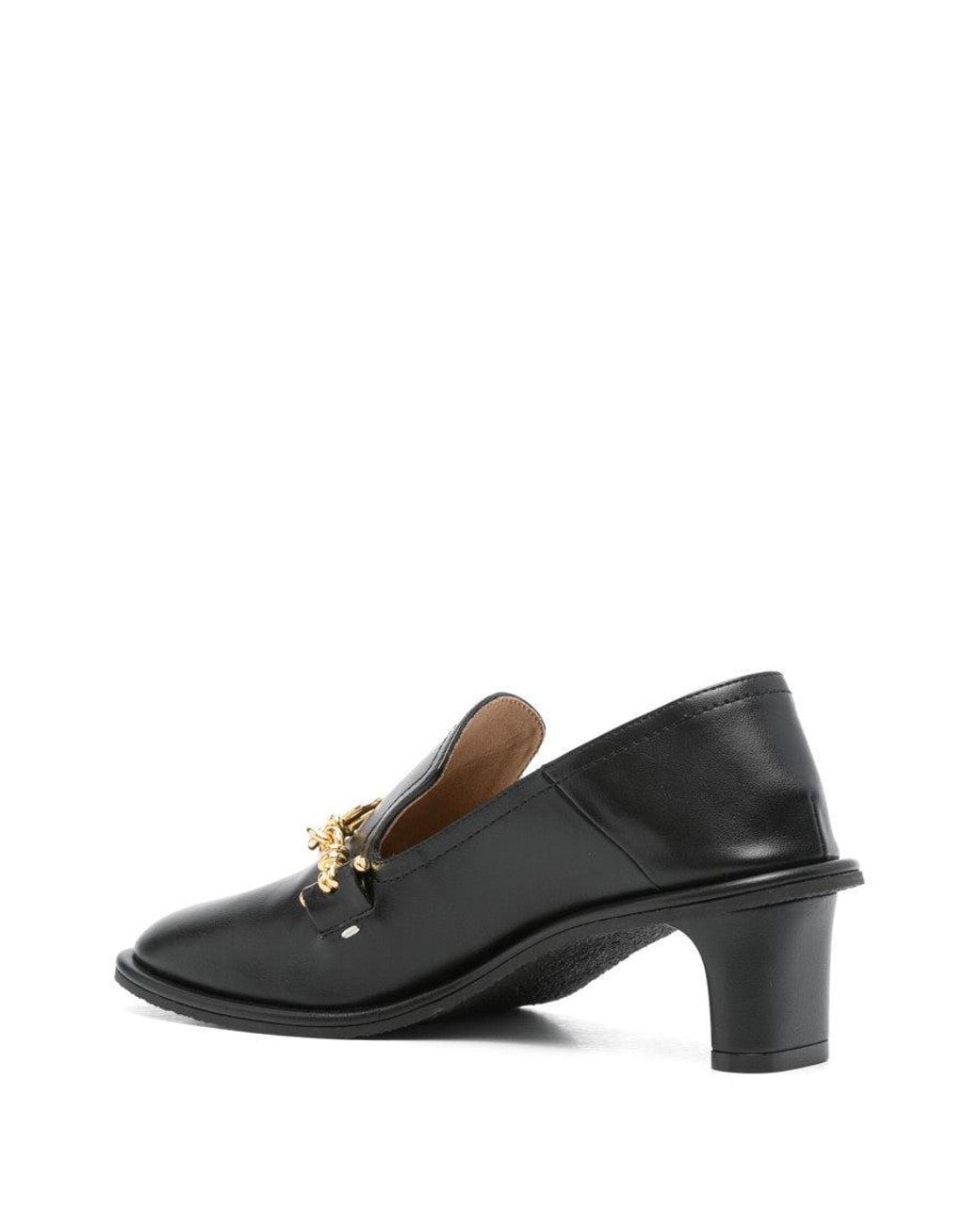 Stella McCartney Black Leather Pumps