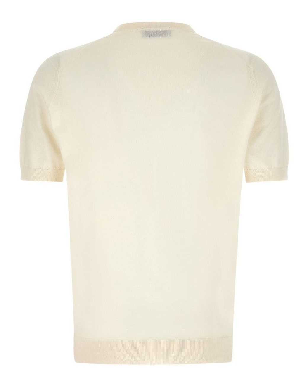 John Smedley Natural 'Kempton' T-Shirt for men