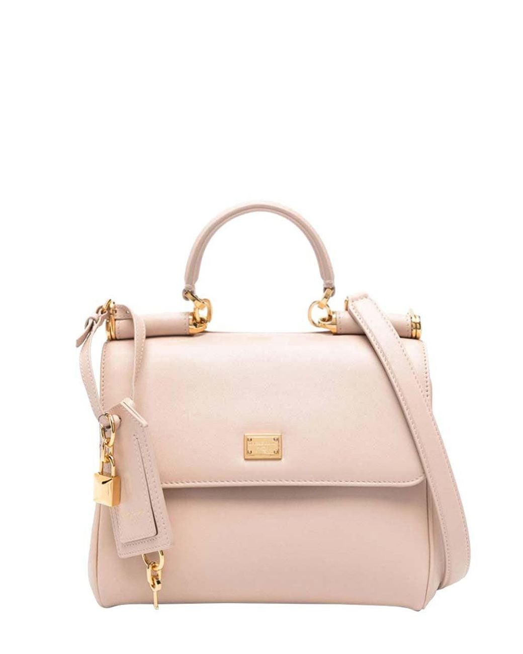 Dolce & Gabbana Pink Light Sicily Small Satchel