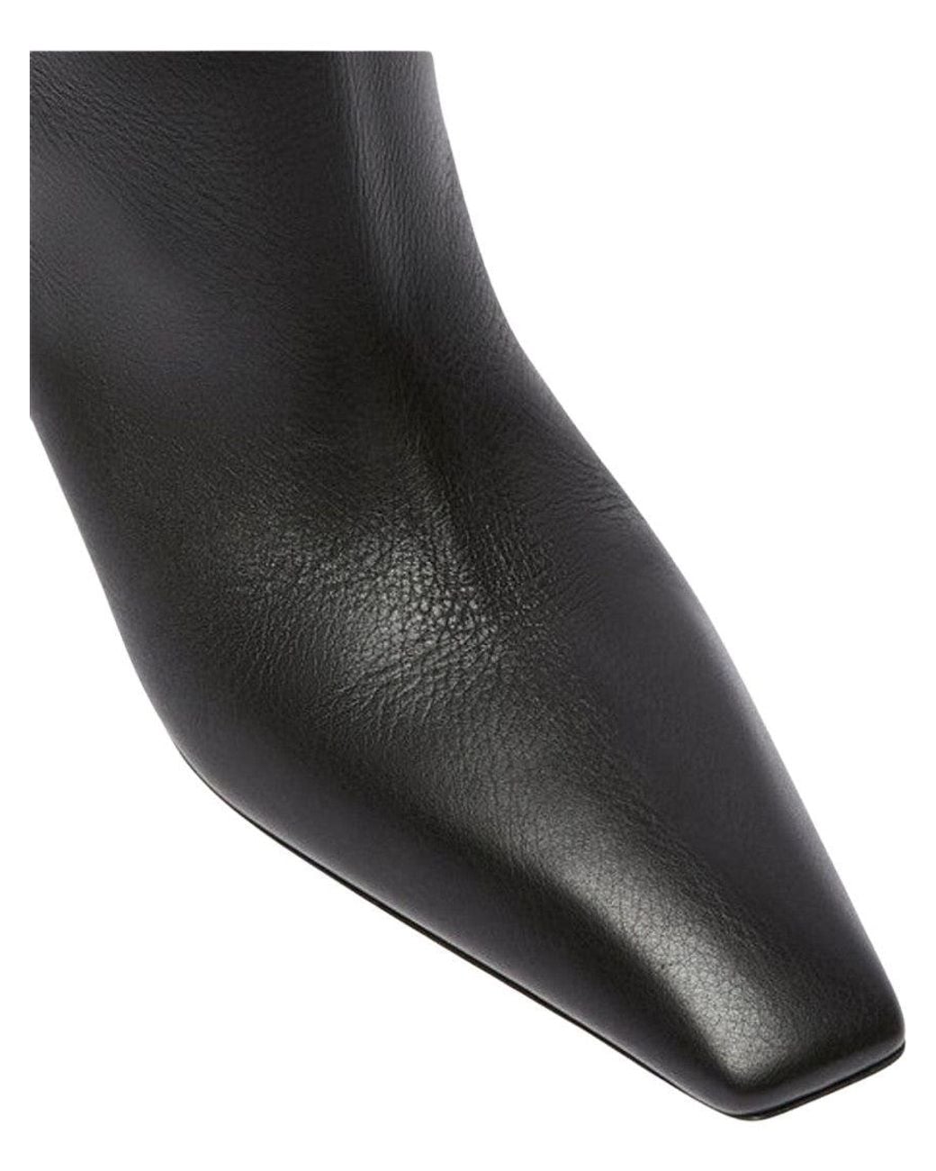 Sportmax Black Leather Baschi Boots