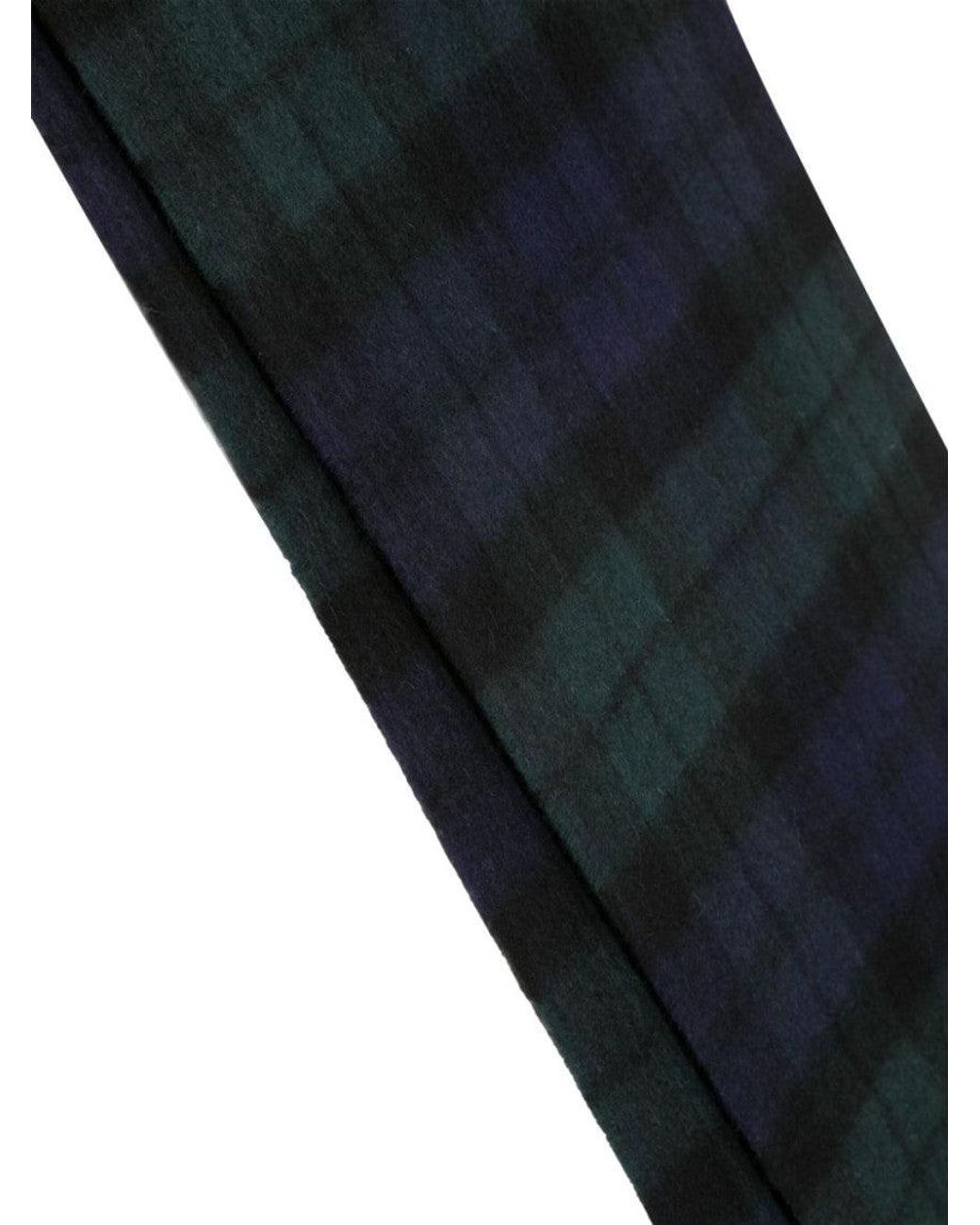 Barbour Black New Check Tartan Scarf for men