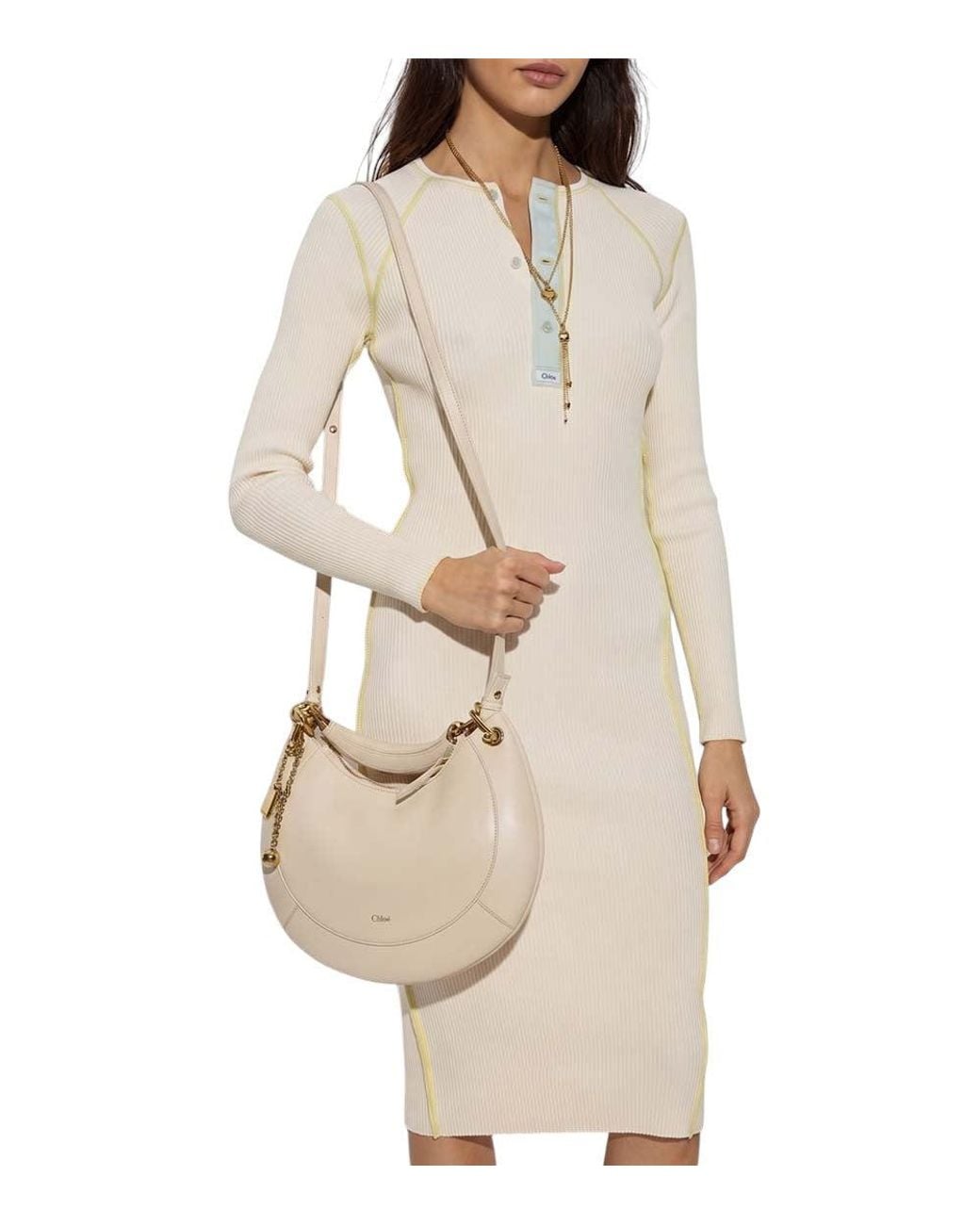 Chloé Natural Off Banana Small Hobo