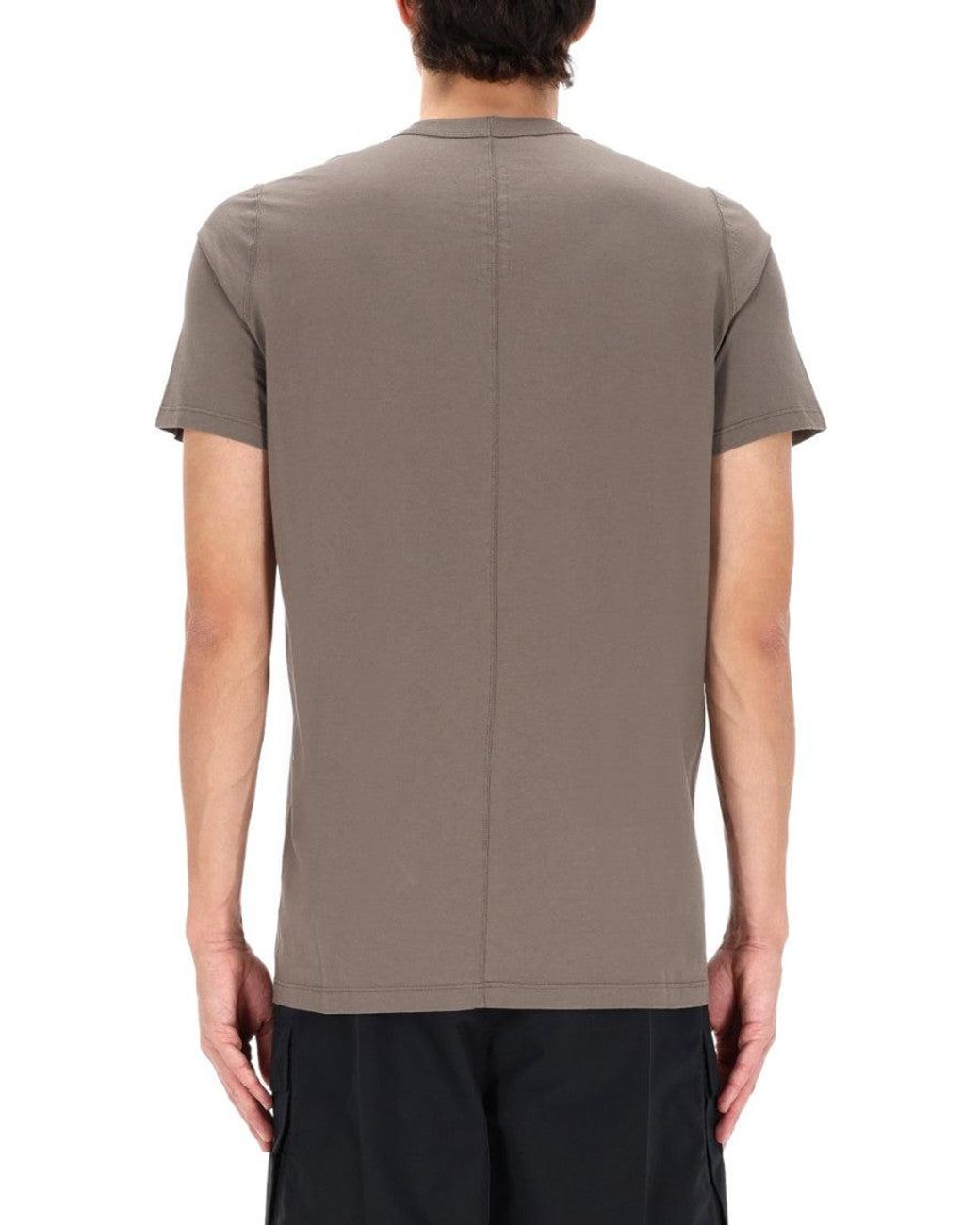 Rick Owens Gray Level T T-Shirt Cotton T-Shirts for men