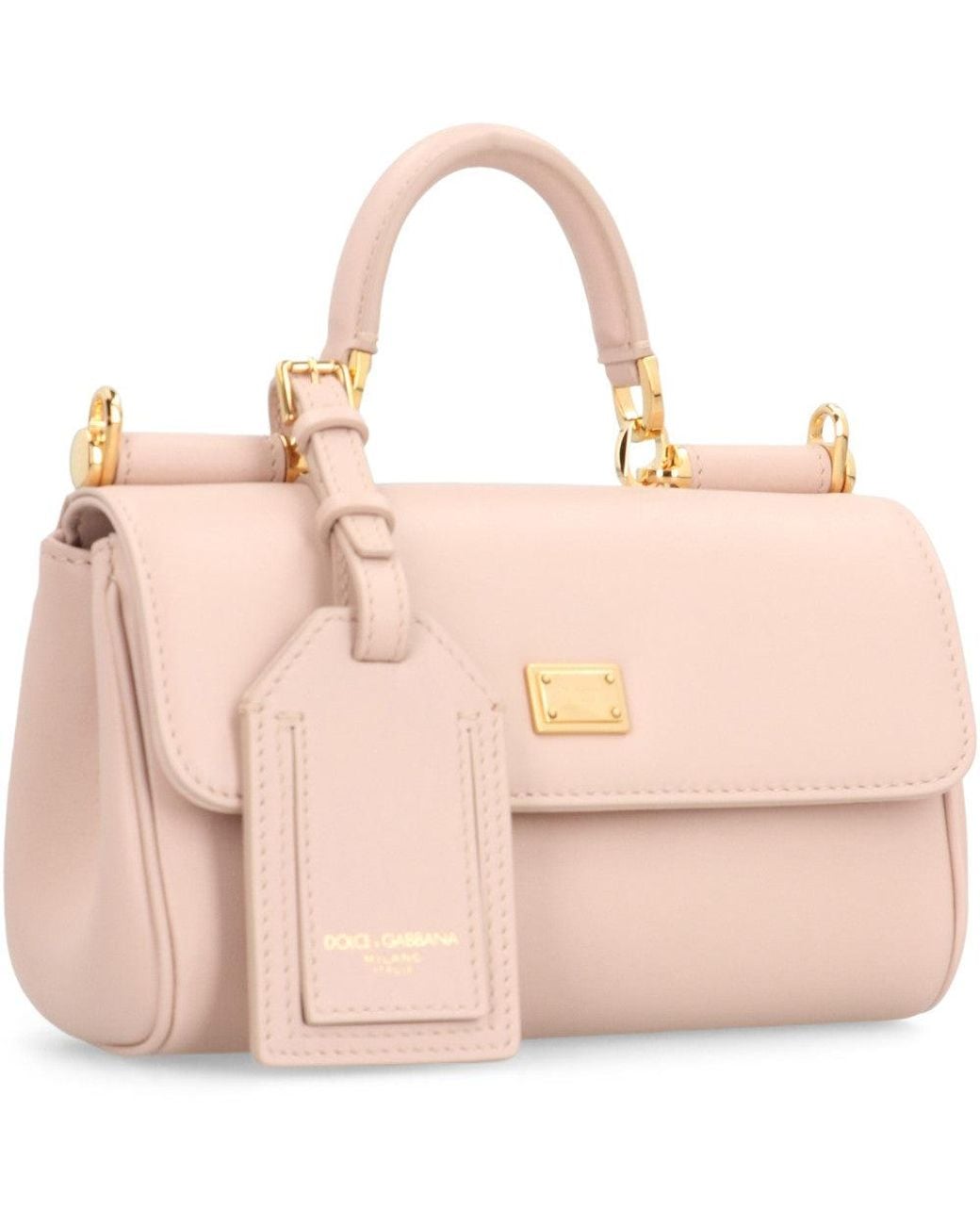 Dolce & Gabbana Pink Light Sicily Mini Satchel