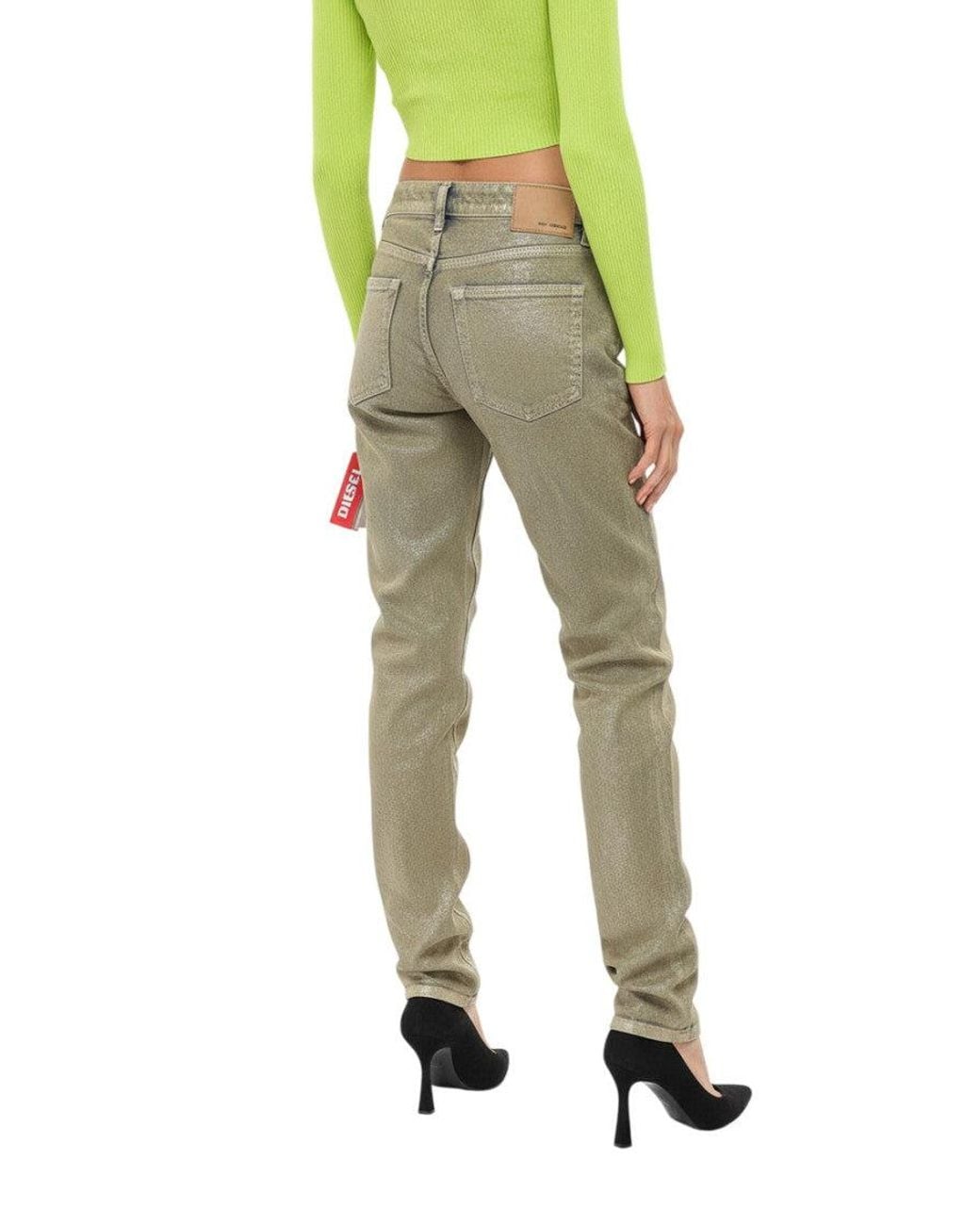 DIESEL Green Light Slim Jeans