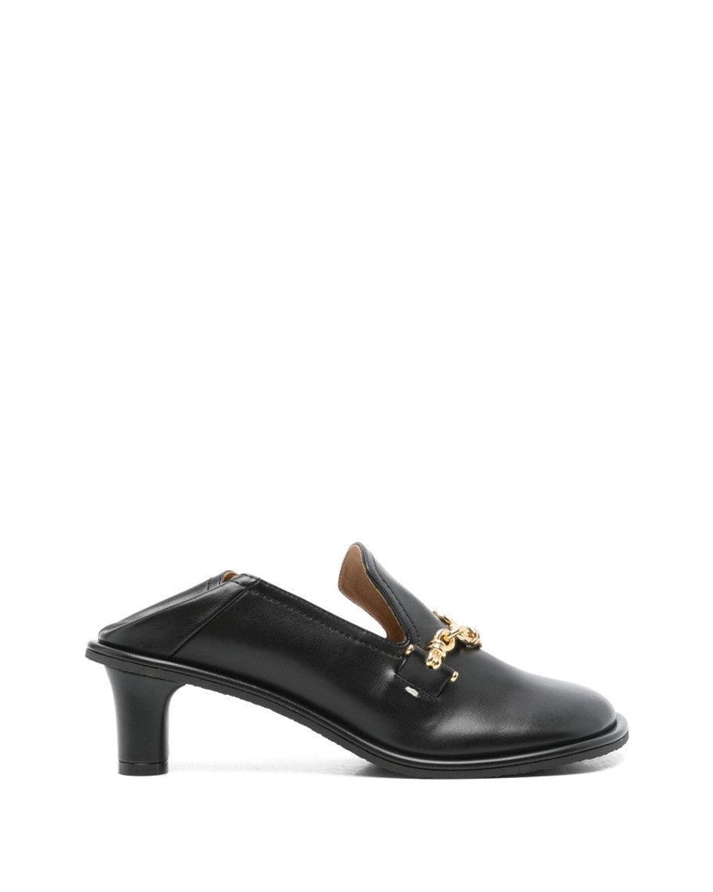 Stella McCartney Black Leather Pumps