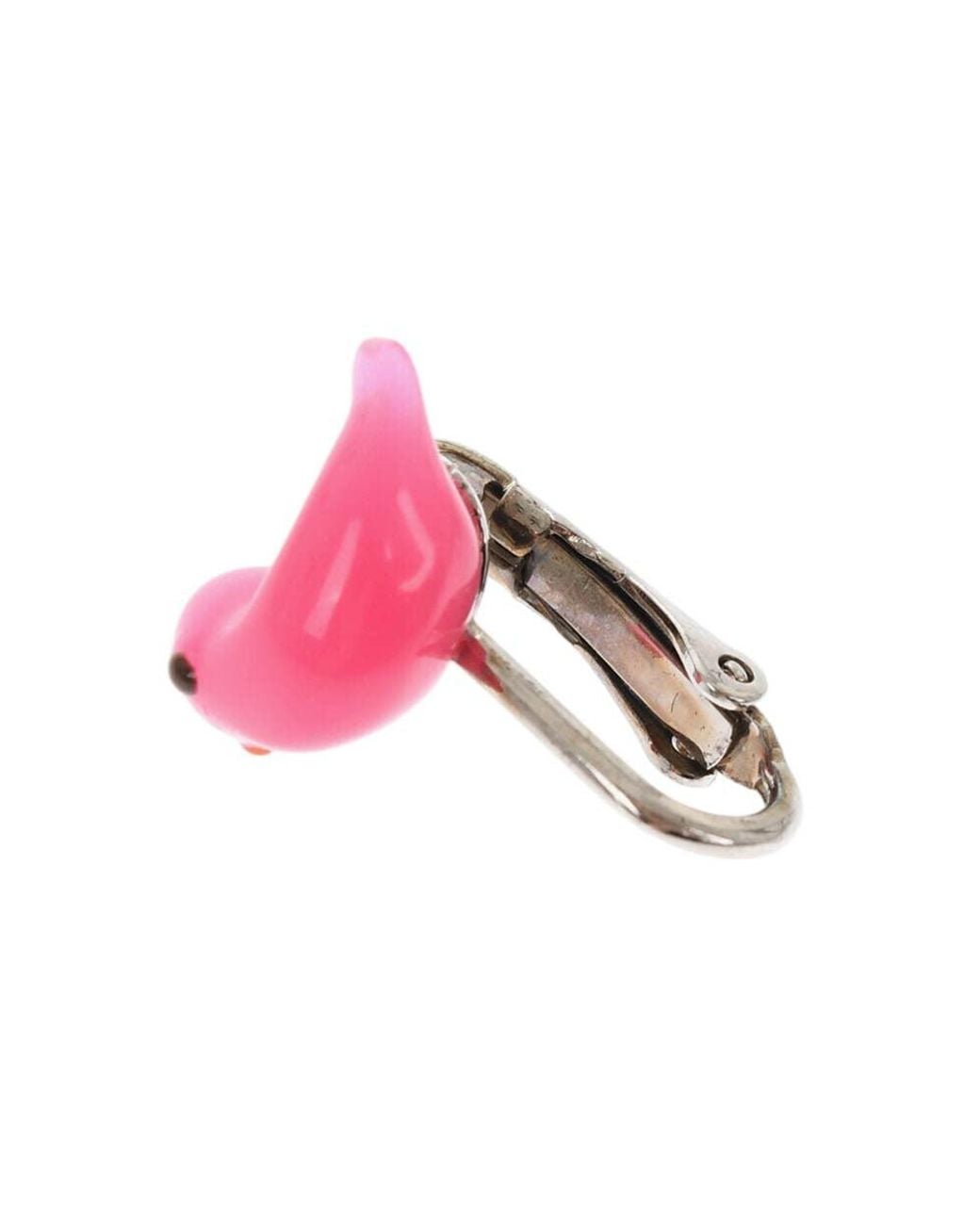DSquared² Pink Bird Single Earring for men