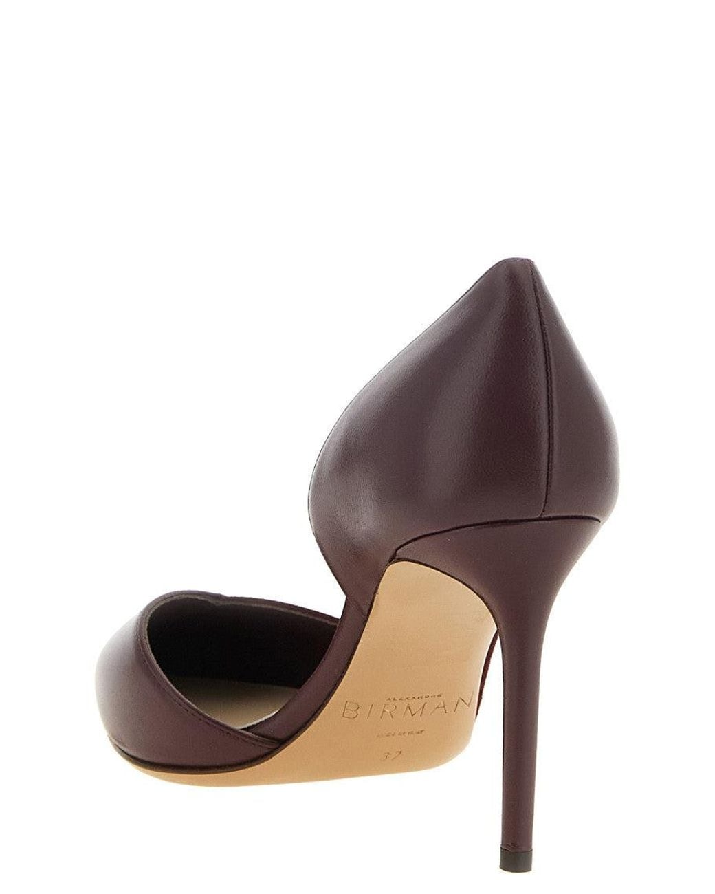 Alexandre Birman Brown Burgundy Patricia Pumps