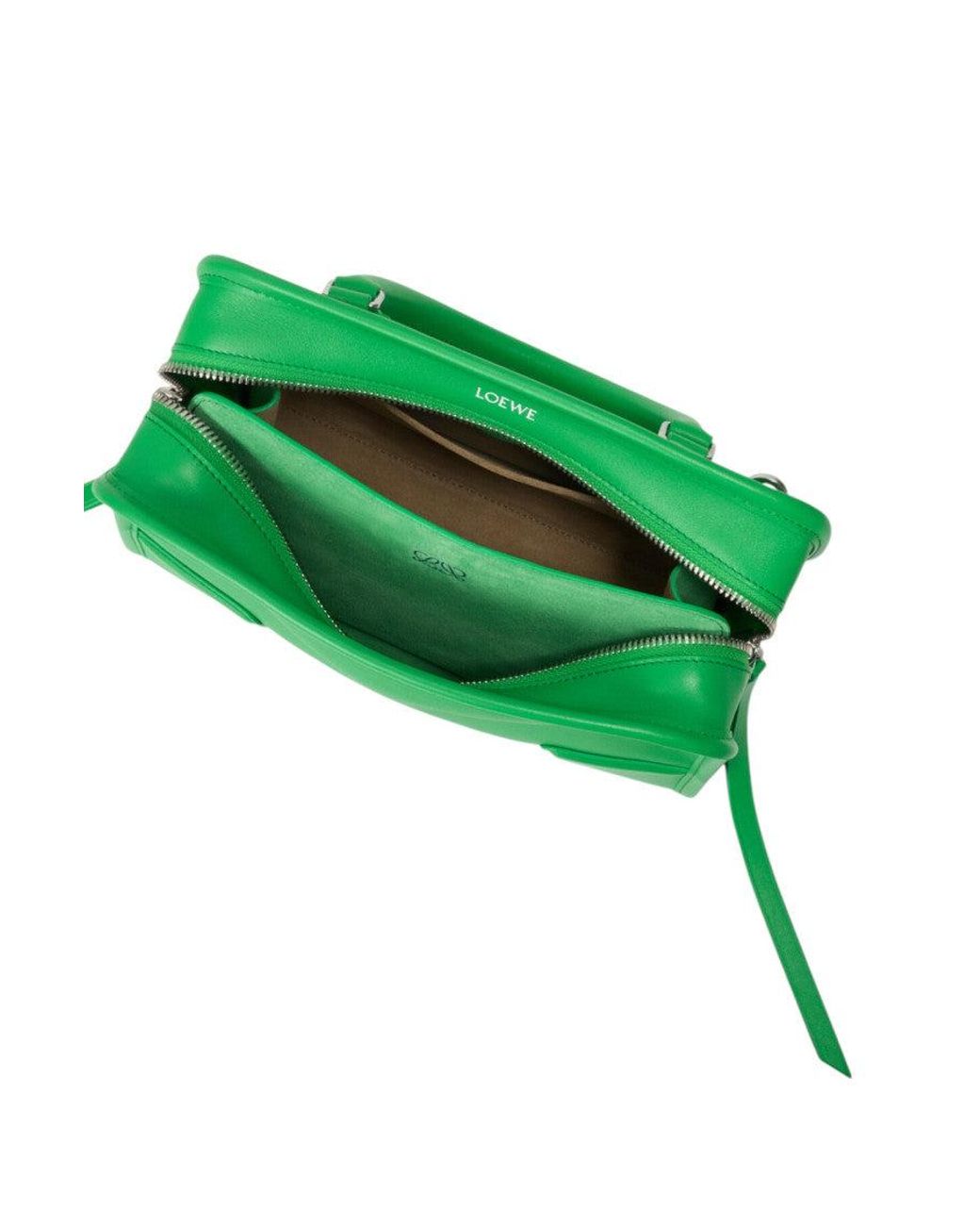 Loewe Green Amazona 180 Small Satchel