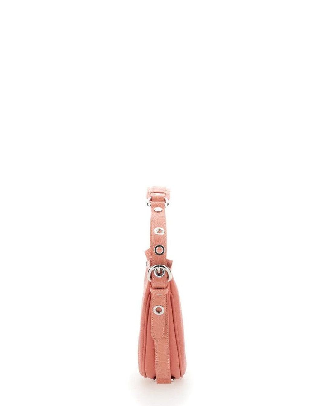 By Far Pink Gib Medium Shoulder Bag