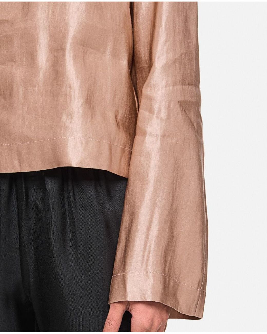 Loulou de Saison Pink Round Neck Blouse