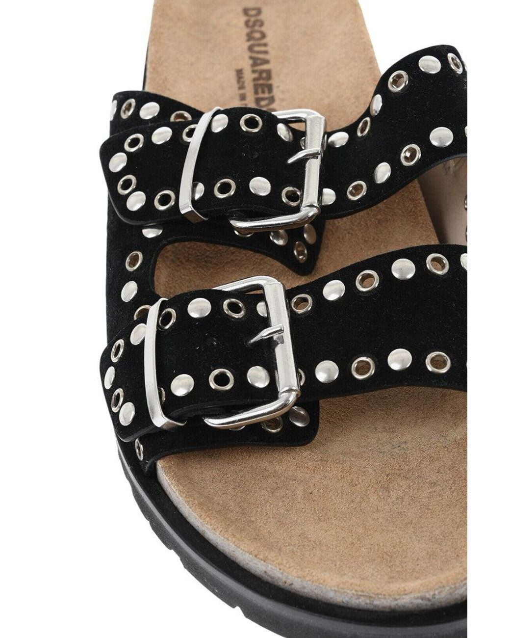 DSquared² White Suede Sandals for men