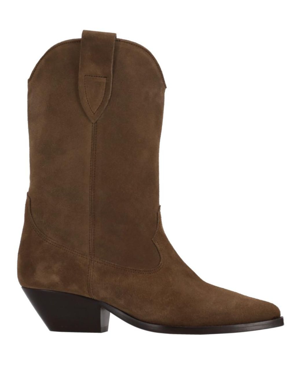 Isabel Marant Brown Solid Pointed Toe Boots