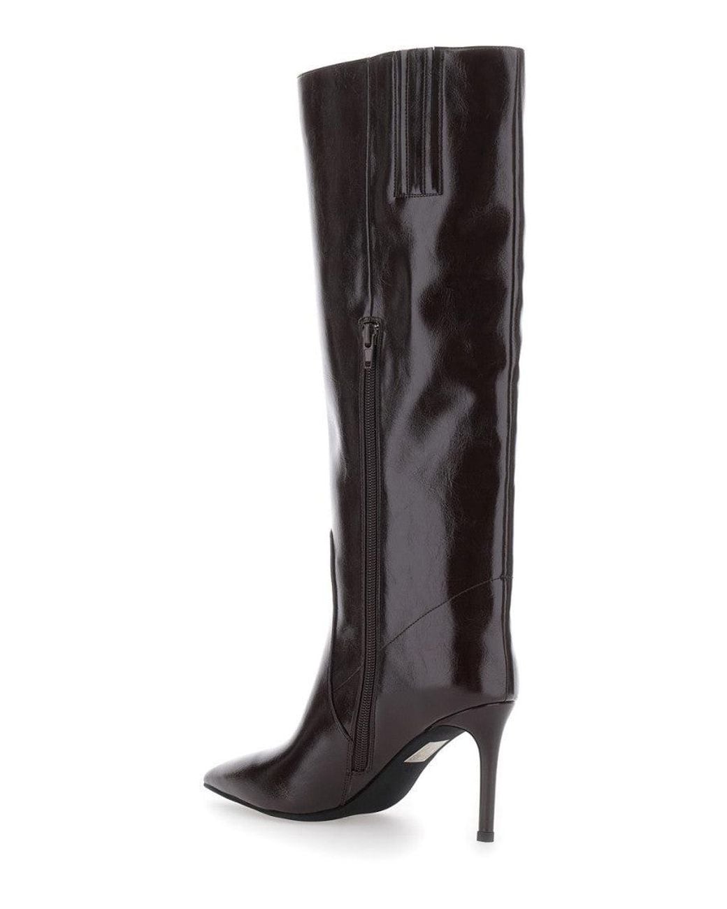 Jeffrey Campbell Brown Leather Arsen Boot