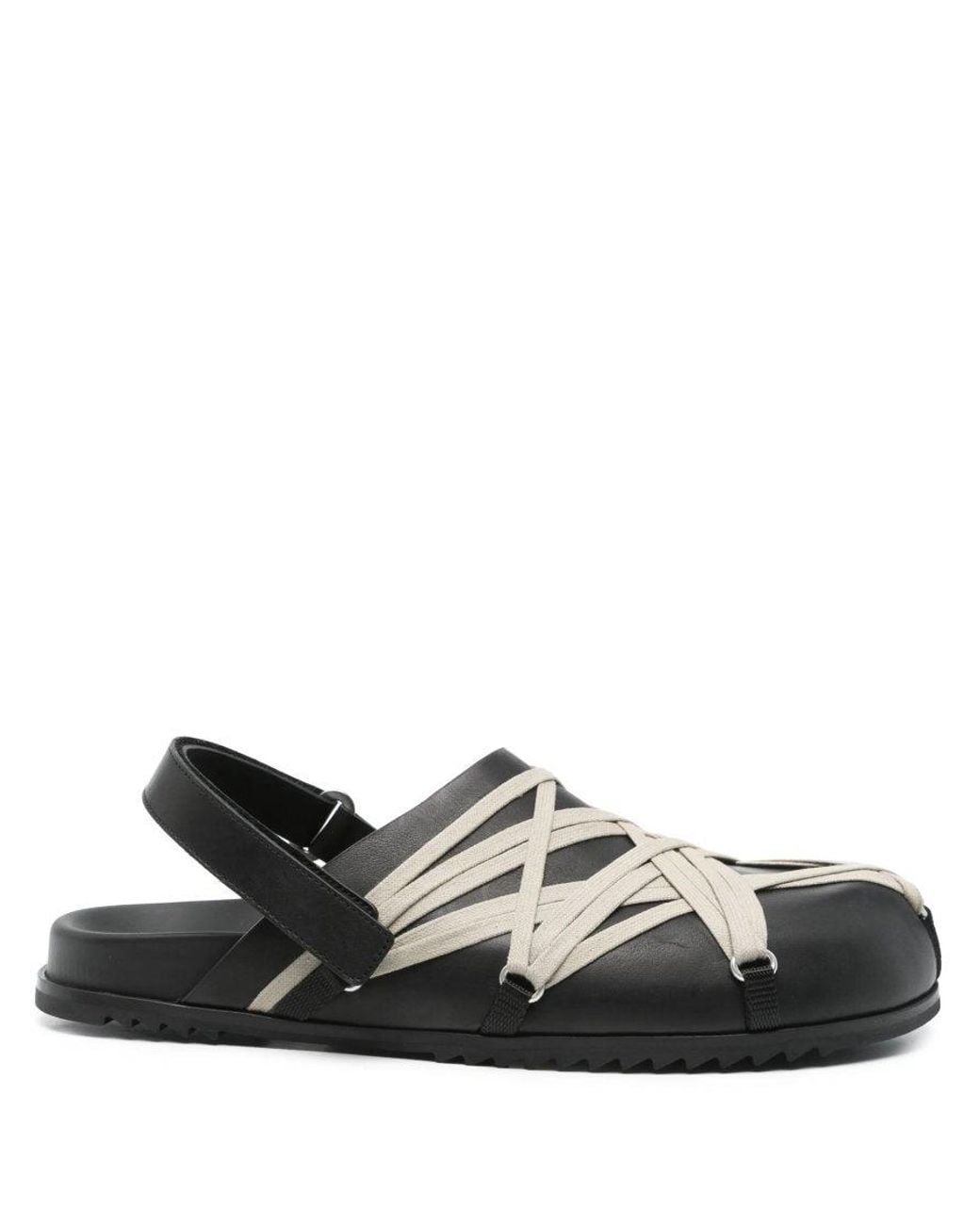 Rick Owens Black Slip On Sandals for men