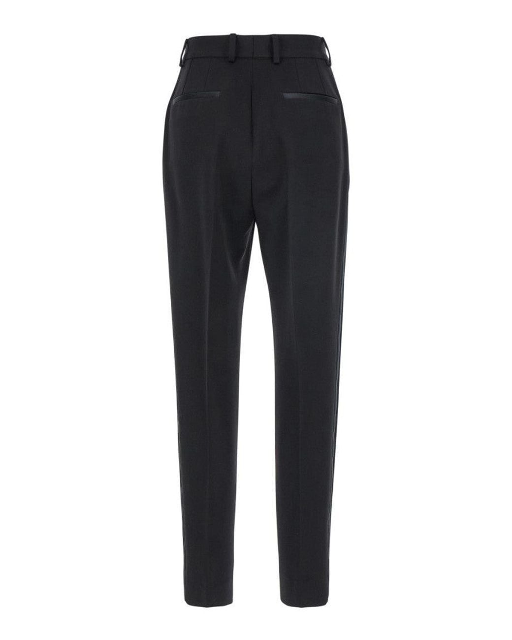 Dolce & Gabbana Blue Regular Flat Front Pants