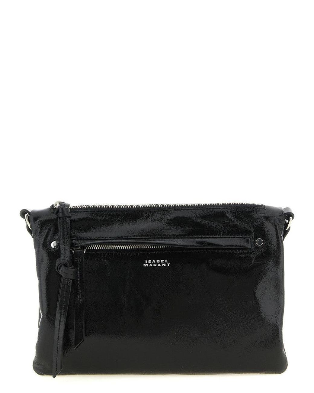 Isabel Marant Black Calfskin Crossbody Bag