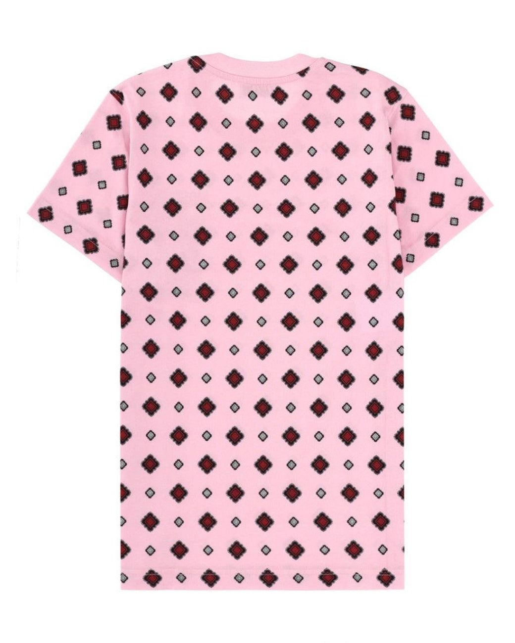 Moschino Pink Printed T-Shirt Cotton T-Shirts