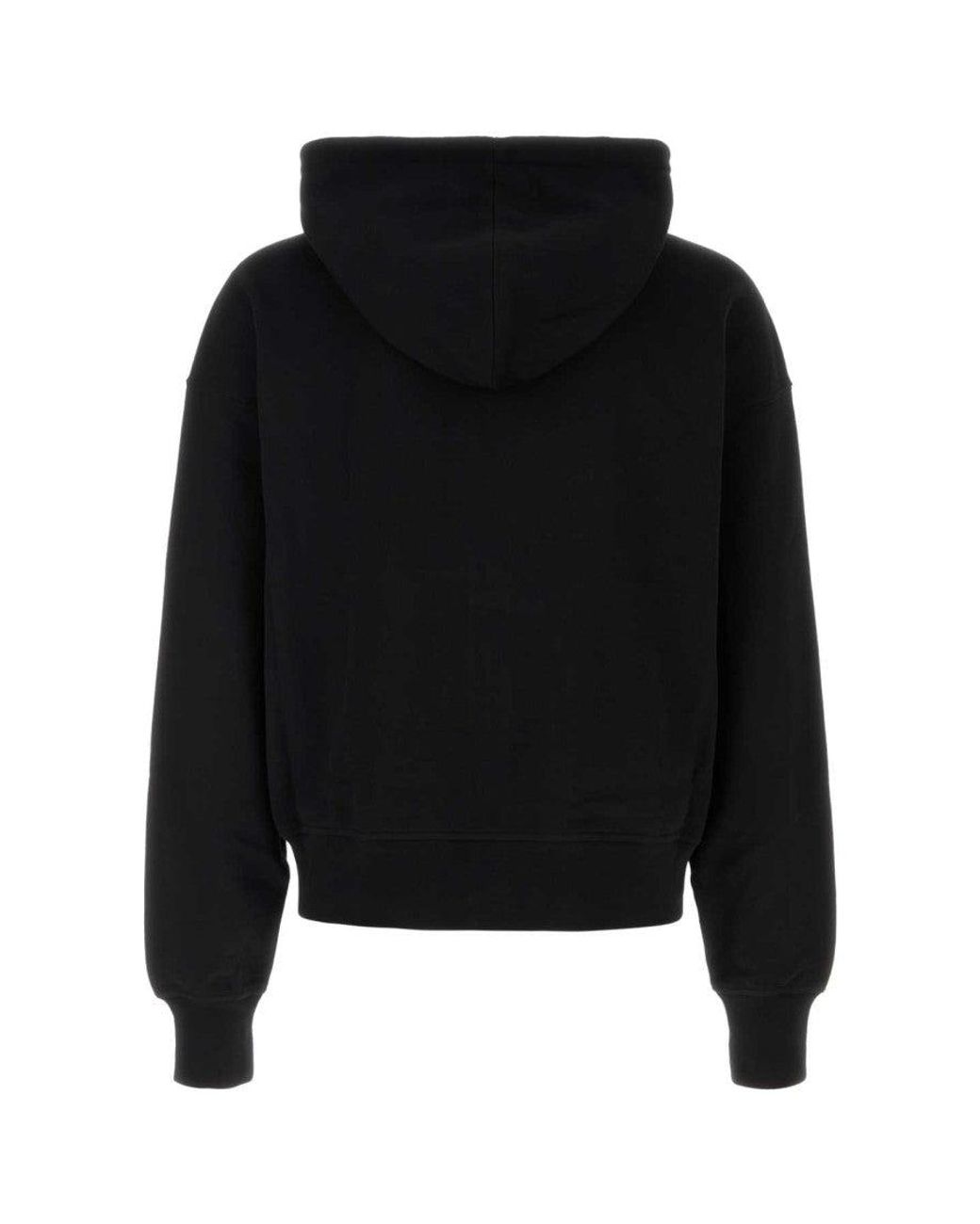 McQueen Black Logo Hoodie for men