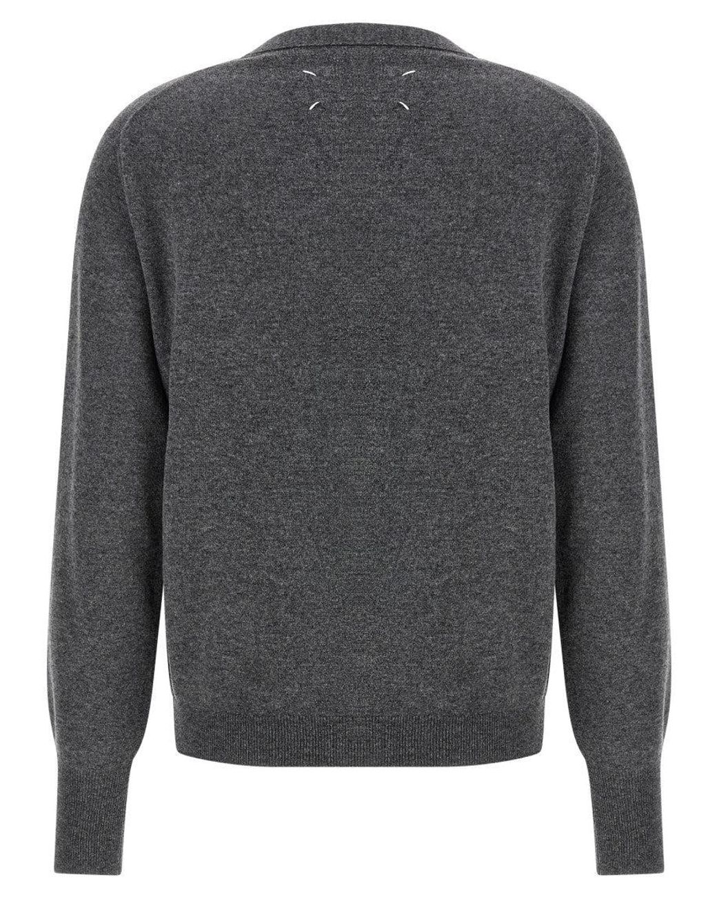 Maison Margiela Gray 'Four Stitches' Cardigan